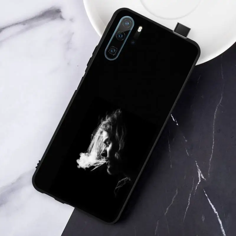 

Nirvana Kurt Cobain singer cover funda coque Phone Case For Huawei honor Mate P 10 20 30 40 Pro 10i 9 10 20 8 x Lite