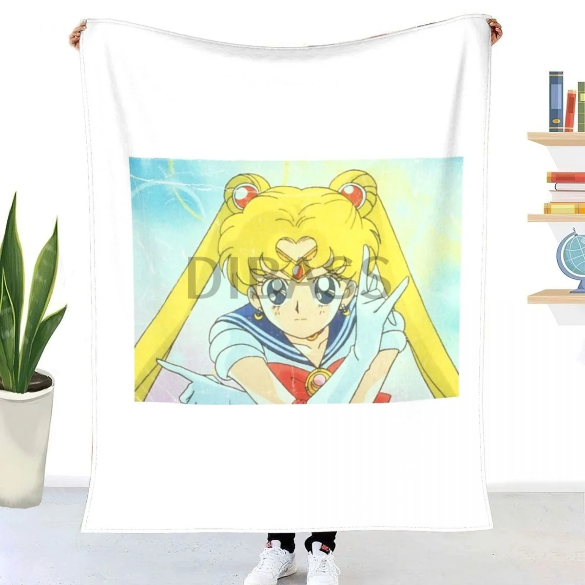 

Usagi Comforter 3D Printed Flannel Throw Blanket
