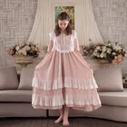 Ночная рубашка женская хлопковая кружевная, в викторианском стиле