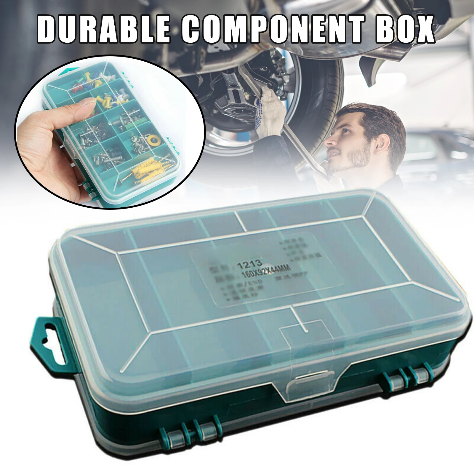

Hot 8 Slot Plastic Storage Case for Screws Threads Bolts Nails Nuts Parts Durable Box Tools N66