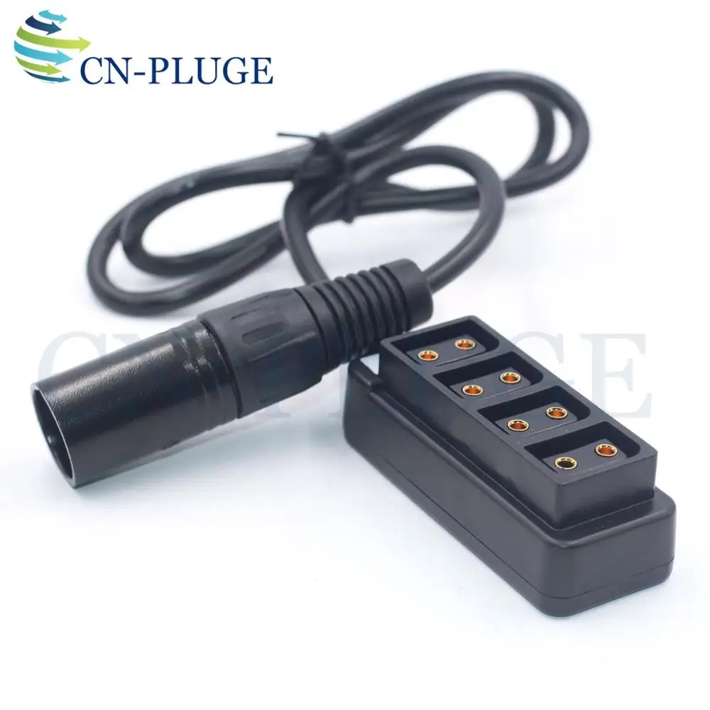 4-контактный разъем XLR 12 В питания для 4-портового P-Tap женской камеры разветвитель