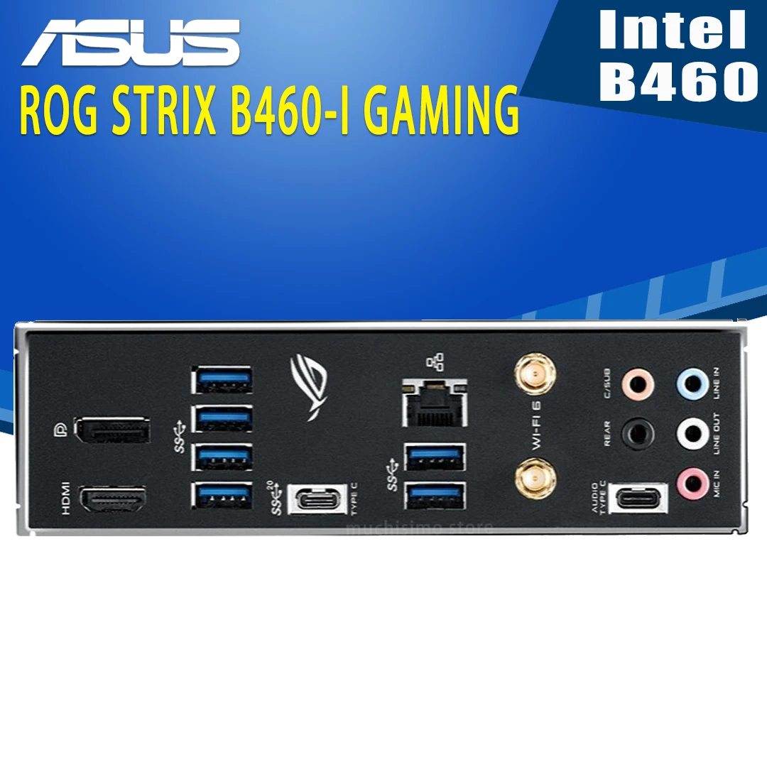 Kaufen LGA 1200 Asus ROG STRIX B460-I GAMING Motherboard Unterstützung 10th-Gen PCI-E 3,0 M.2 SATA3 Desktop Intel B460 Placa-Mãe 1200 Verwendet