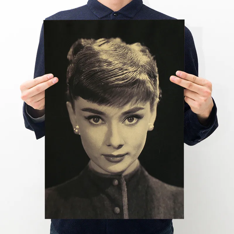 

Beauty star Kraft Paper Poster Home Decoration Painting Draw Core Wall Stickers Gift 50.5x35cm