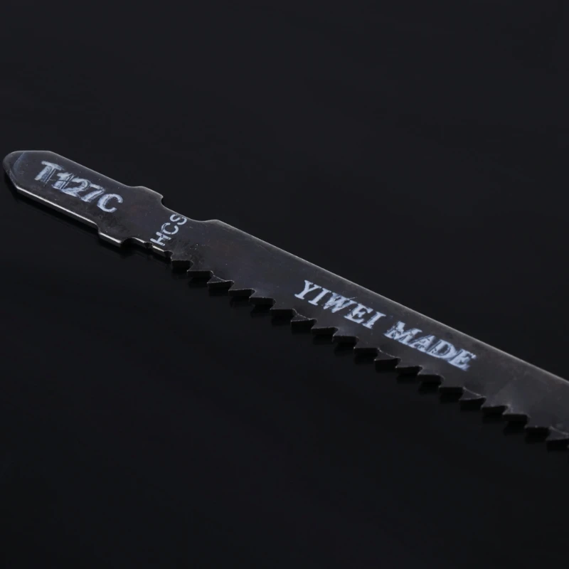 

5 Pcs T127C 4 Inch HCS T-Shank Jigsaw Blades Set For Wood Fast Cutting MOLC