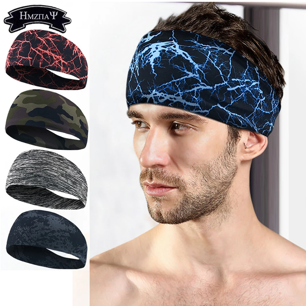 Повязка на голову эластичная для мужчин и женщин аксессуар волос занятий