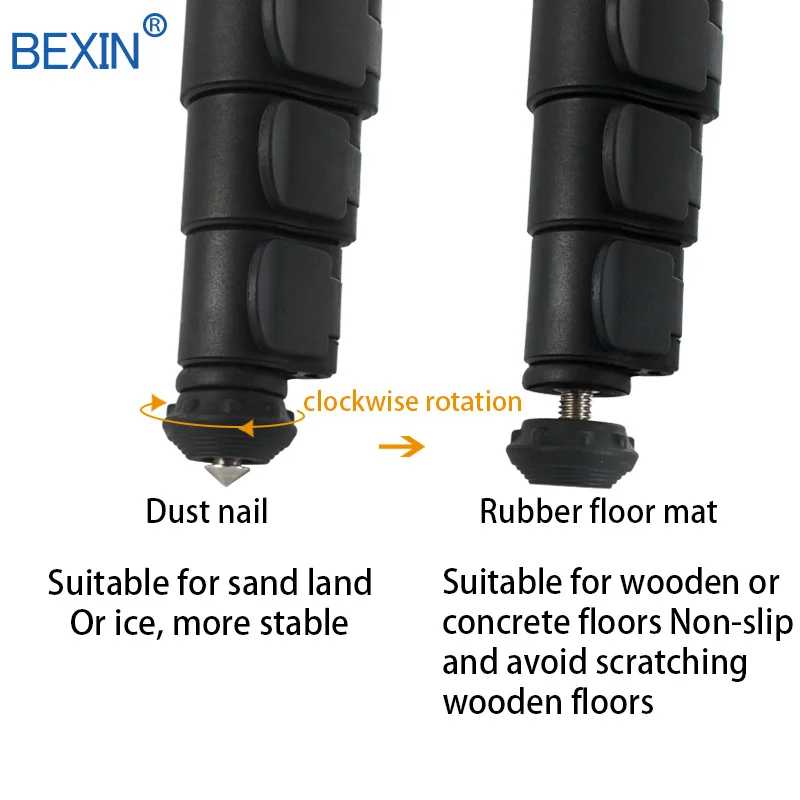 BEXIN телескопическая портативная палка для ходьбы легкая видеокамера dslr