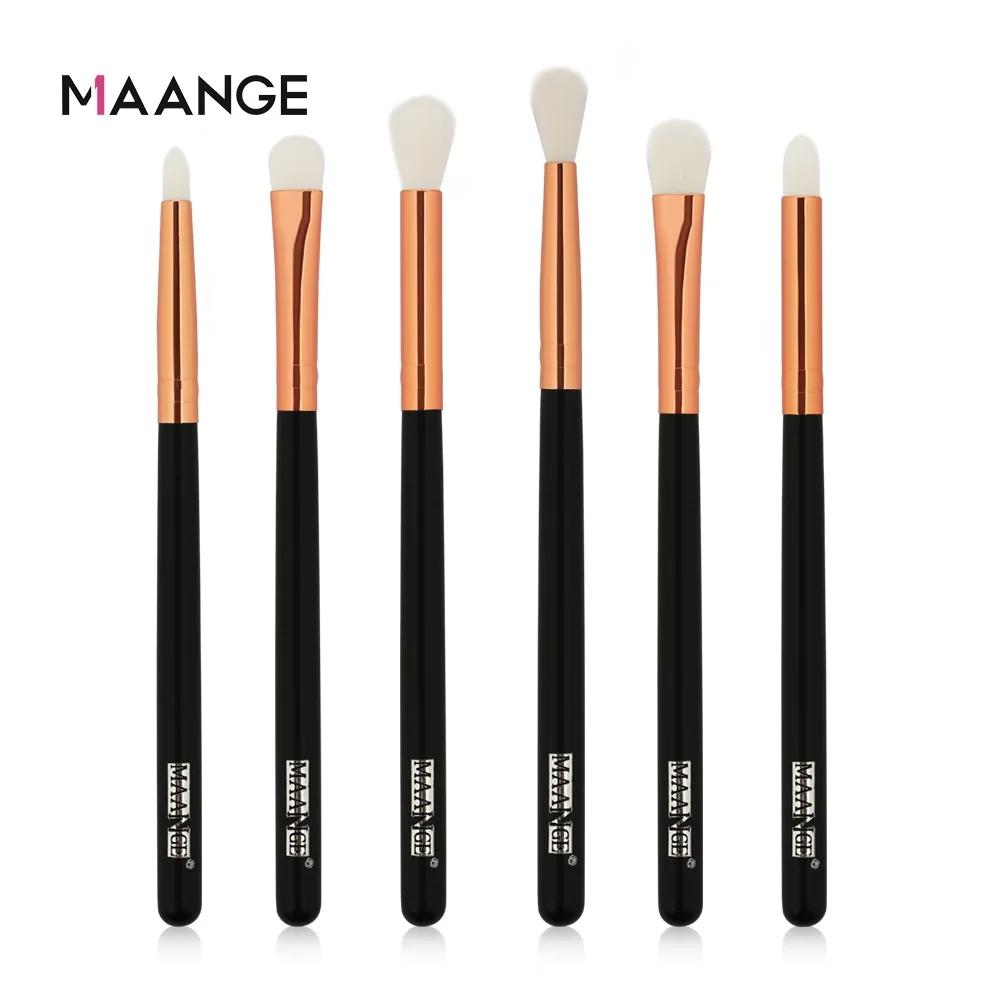 

MAANGE Eye Shadow Brushes Set Professional 6pcs Makeup Brush for Eyeshadow Blend Concealer Shading Highlighter Make Up Brush