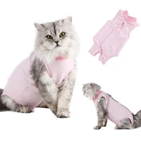 hot sales new arrival clothes wholesale pet cats recovery weaning suit breathable elastic vest wound protection dropshipping