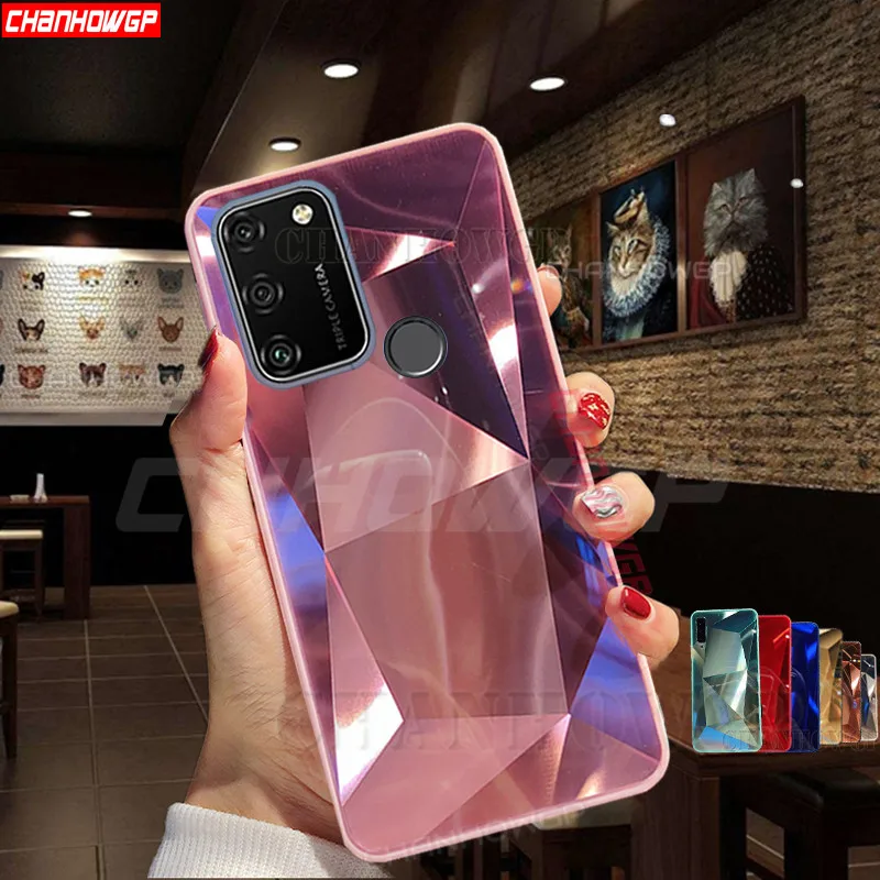 Для Honor 9A 9S чехол 3D Призма Алмазный зеркальный для телефона Huawei Y5P Y6P Y7P Y6S Y5 Y6 Y7 P 2020