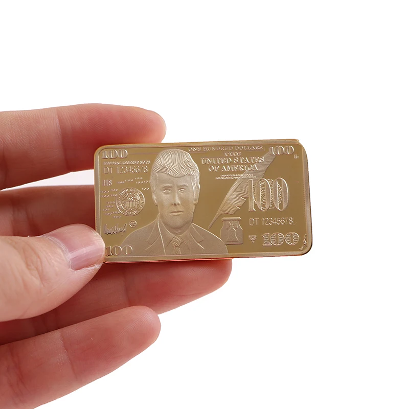 

1 Pc President Commemorative Coin Coin Bitcoin Collection Gift trump Gold Plated Commemorative Coin