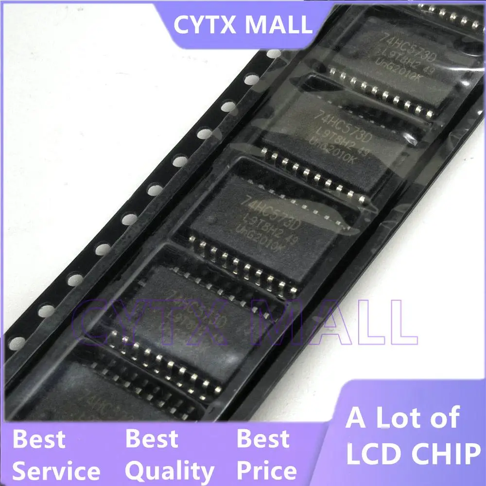 

Оригинал, 10 шт., 74HC573D SOP20 74HC573 SOP20 SN74HC573DWR