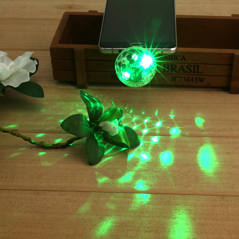 YUNFA USB LED Disco DJ Stage Car Light Portable Family Party Ball Colorful Strip Club Effect Mobile Phone Ligh | Освещение