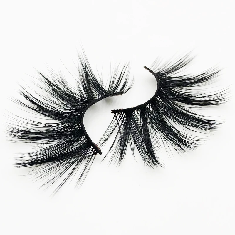 

Free Shipping FL07 25mm 3D Mink Lash Soft Lashes Handmade Dramatic Reusable Natural Eyelashes Extension Wholesale Fake Lash
