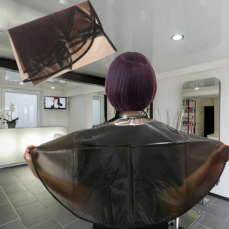 

Waterproof Hair Dyeing Cloth Hair Cutting Collar Baking Oil Anti-Colouring Cape For Kitchen Home Apron Hairdressing Hair