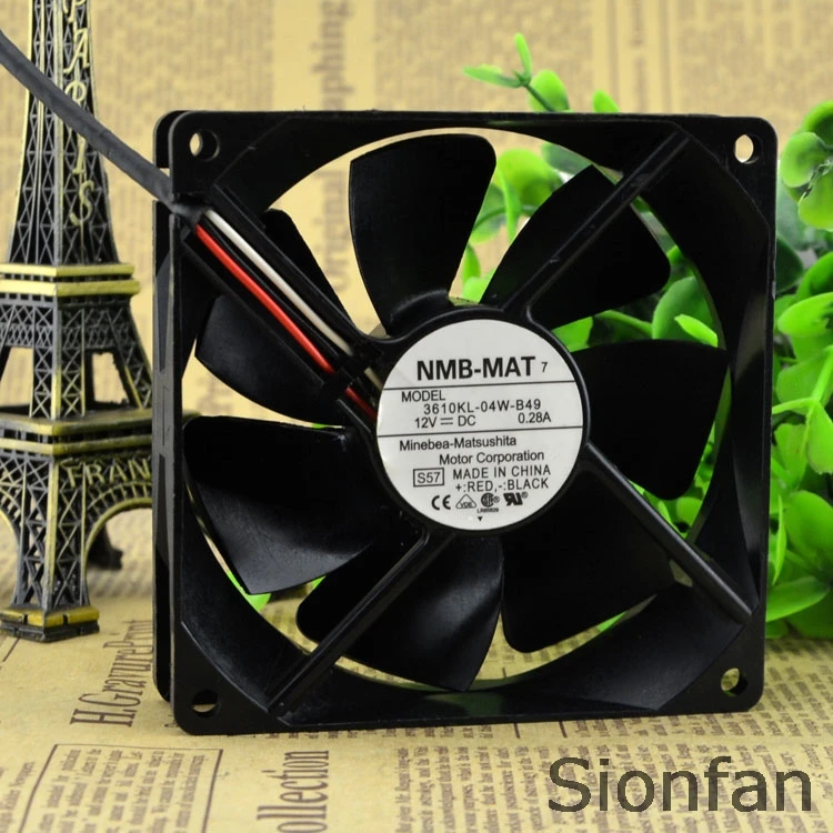 Для 3610KL-04W-B49 Новый NMB 9025 12 в 9 см вентилятор а шаровое Крепление тестирование