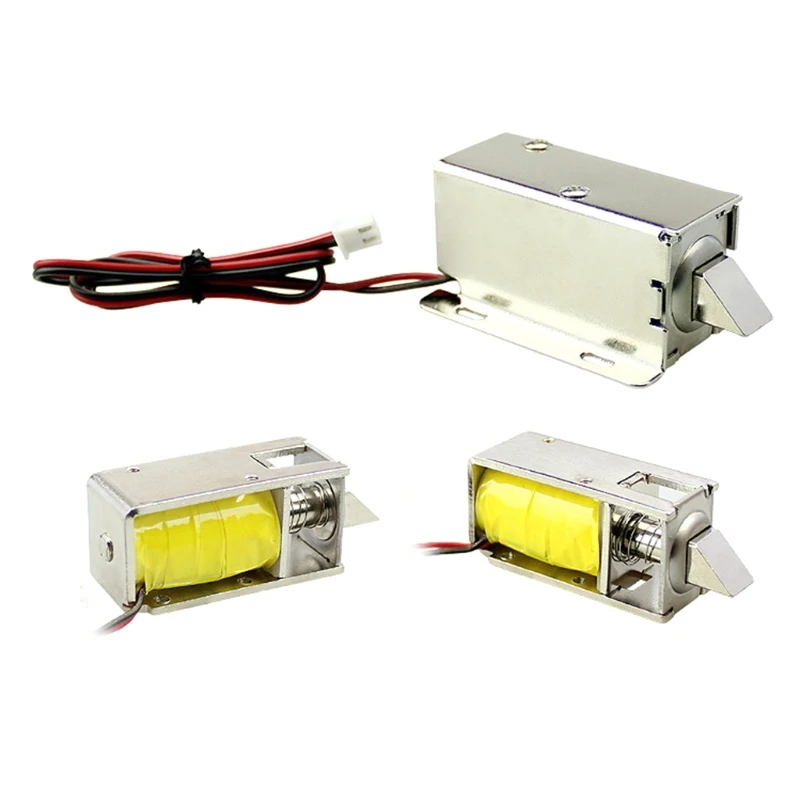 

DC12V 0.8A Metal Electric Magnetic Lock Solenoid Door Storage Cabinet Bolt Drawer File Electronic Control Accessorie Wholesalse