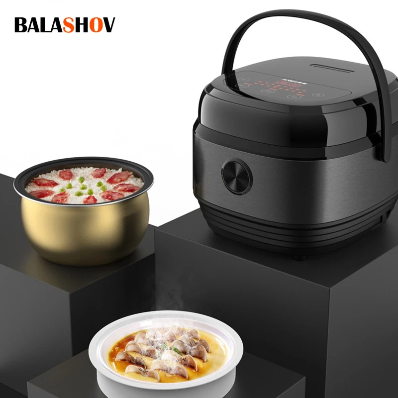 

Mini Rice Cooker Car Truck Soup Porridge Cooking Machine Food Steamer Universal Electric Heating Lunch Box Meal Heater Warmer 3L