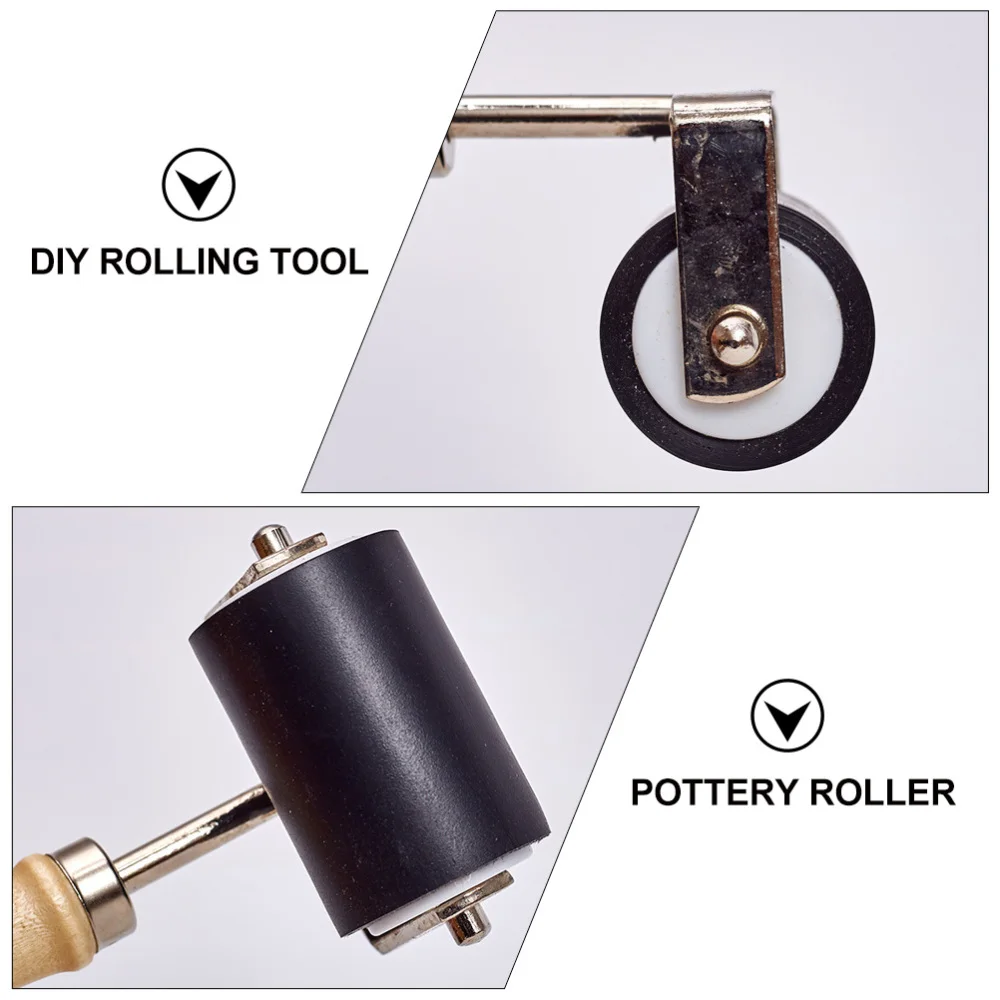 

1pc DIY Rolling Tool Ceramic Pottery Clay Working Sculpture Tools Roller