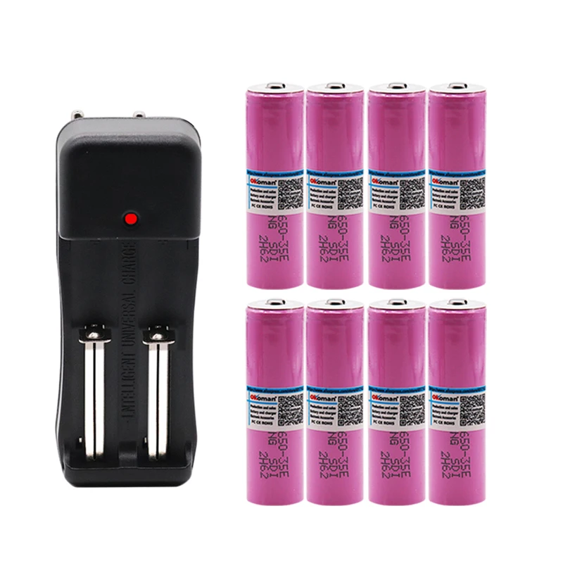 100% Новый оригинальный 35E 3 7 v 3500mah 18650 литиевая аккумуляторная батарея для