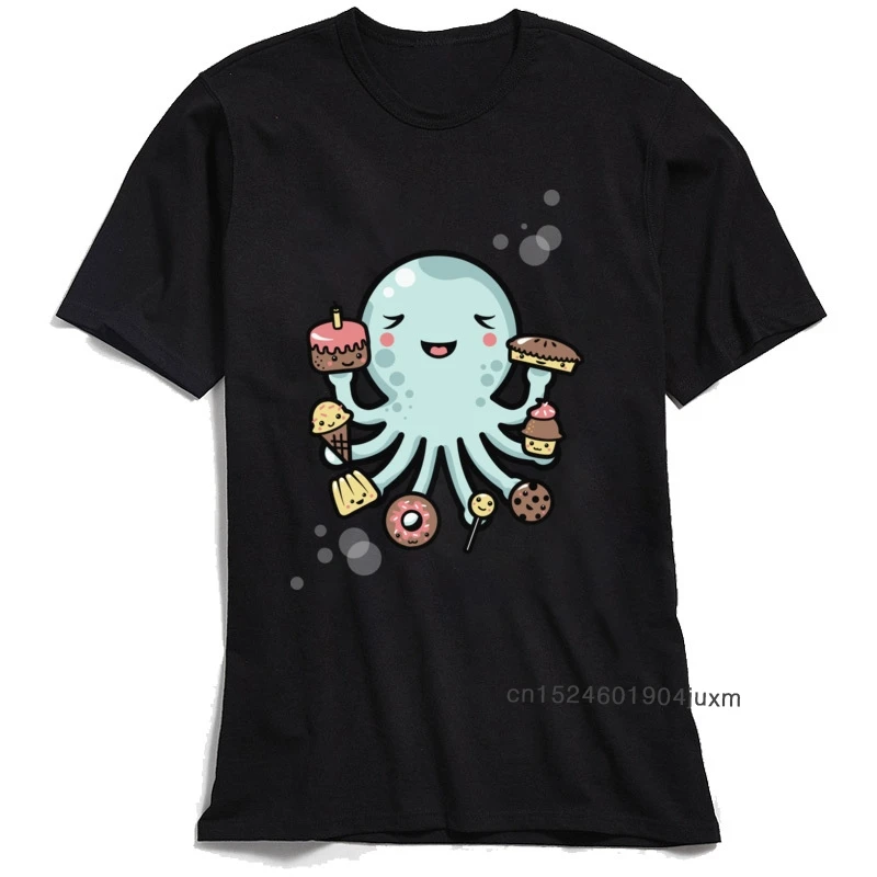 Забавная Мужская футболка с рисунком из мультфильма Комната для десерта