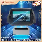 Автомобильное радио Aotsr PX6, Android 10,0, 4 + 64 ГБ, GPS-навигация, DSP, для Ford Fiesta 2013-2016, HD, автомобильное стерео, мультимедийный DVD-плеер