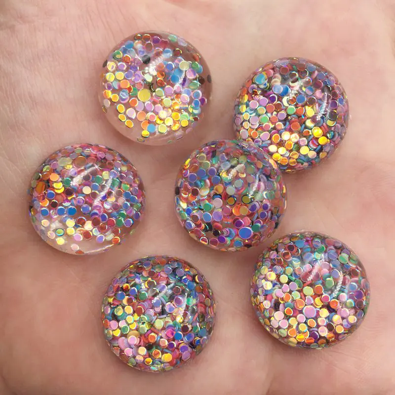 Блестящие круглые стразы 20 мм 6 шт. | Дом и сад