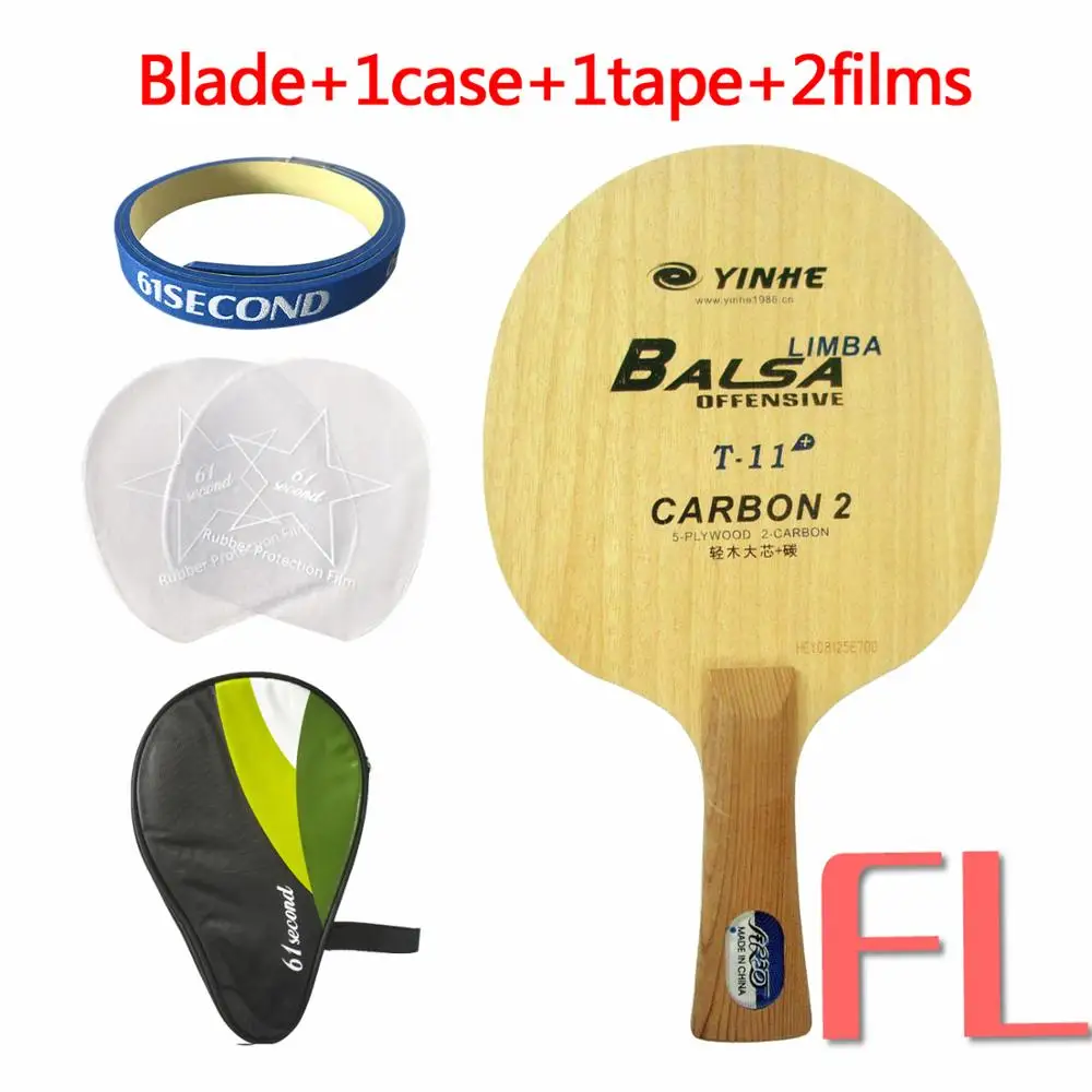 FL with H 1case Yinhe Млечный Путь галактика T-11+ T 11+ T11+ настольный теннис пинг понг лезвие - Цвет: FL with H 1case