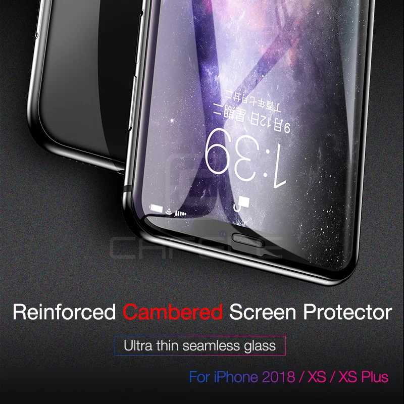 Закаленное стекло CAFELE для iPhone X XS Max XR Защита экрана 5 8 6 1 дюйма ультратонкая пленка