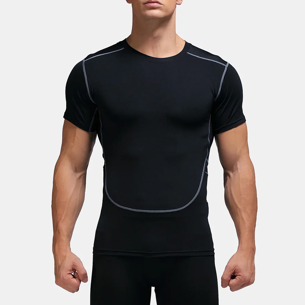 

20 Autumn New Style Europe and America Cross Border Short Sleeve Outdoor Tops T-shirt Basketball Training Men Yoga Sports Gym Cl