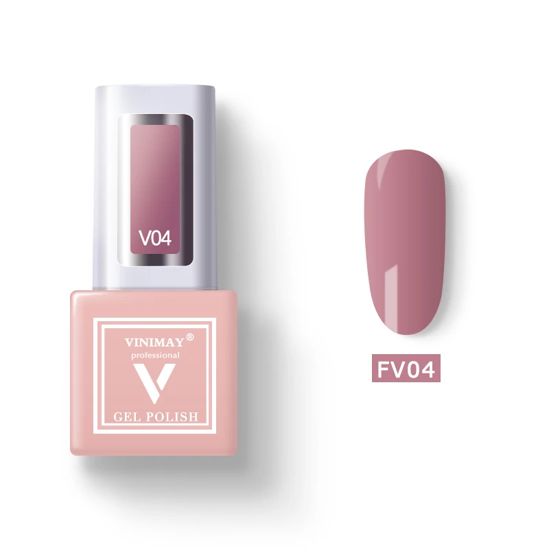 FV04 VINIMAY 60 Цветной Гель-лак для ногтей vernis полуперманентный УФ-гель лак-праймер впитывающий Гель-лак для ногтей Полировочный Гель для маникюра - Цвет: FV04