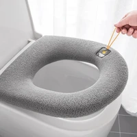 buy one get one free thickened toilet seat cover stretchable universal warm soft washable waterproof toilet seat cover cushion