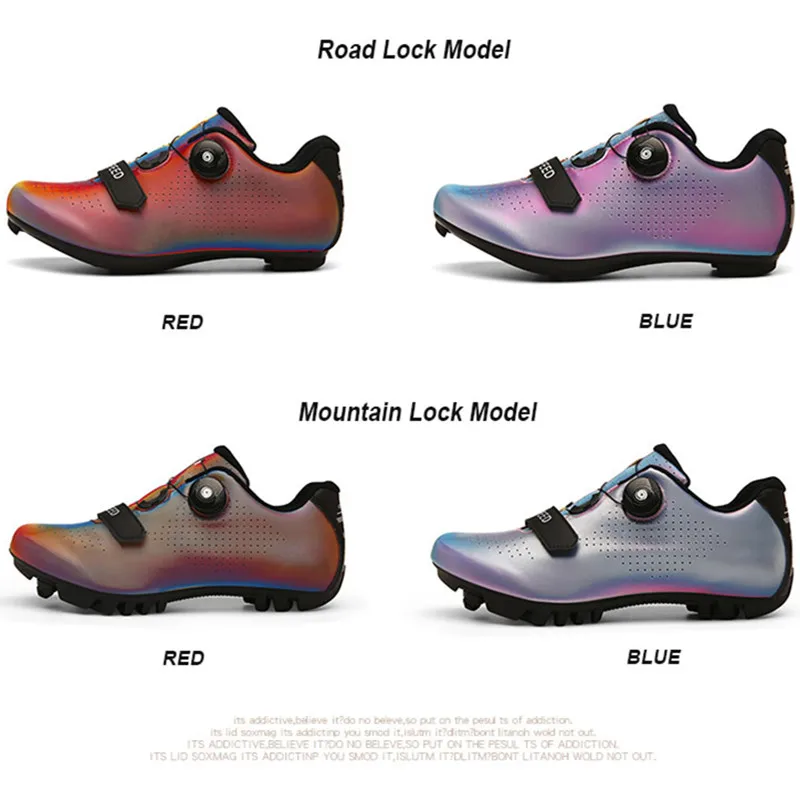

Couples Nonslip Self-Locking Road Bike Shoes Men Professional Athletic Bicycle Shoes MTB Cycling Shoes Training Cycling Sneakers