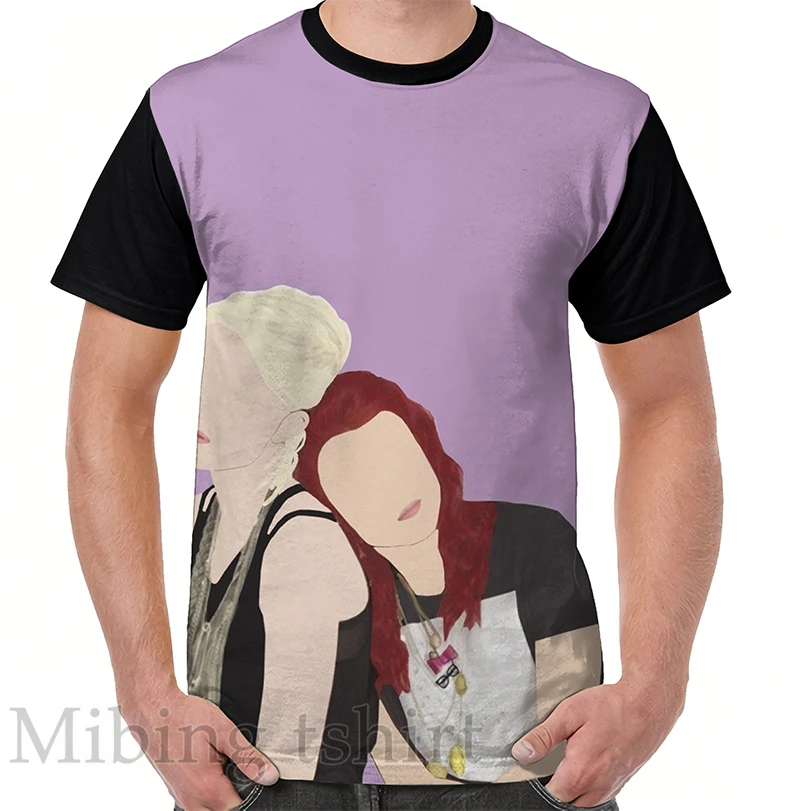 Футболка Мужская/женская с забавным принтом топ графическим UK - Naomi и Emily