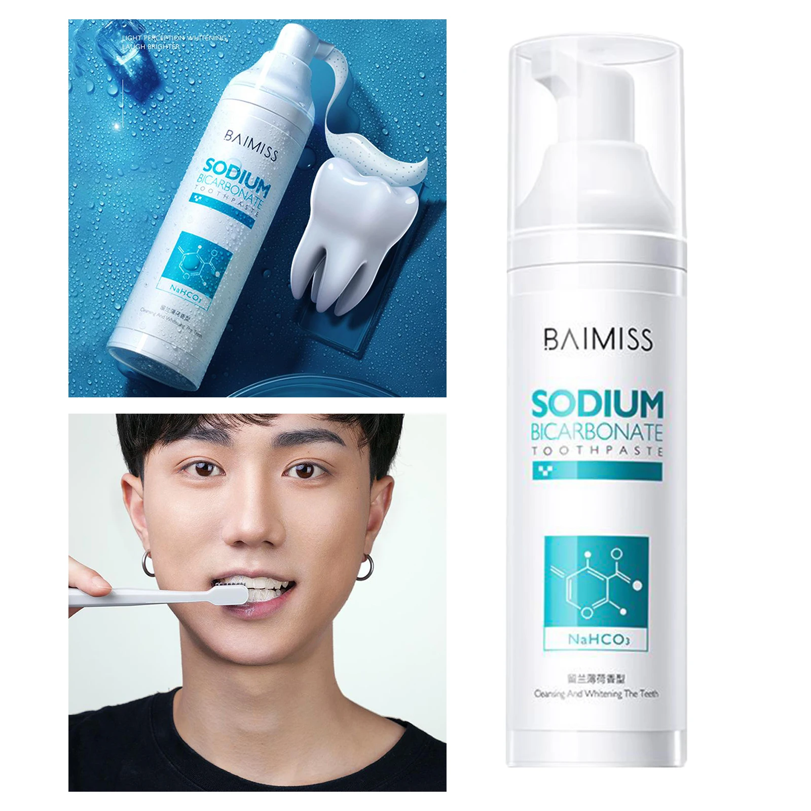 

Зубная паста для отбеливания зубов, гигиена рта, удаление пятен натрия