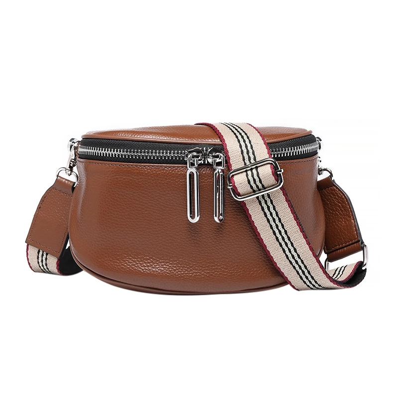 

Модная поясная сумка, новая Женская поясная сумка из воловьей кожи, нагрудная сумка, сумка-мессенджер