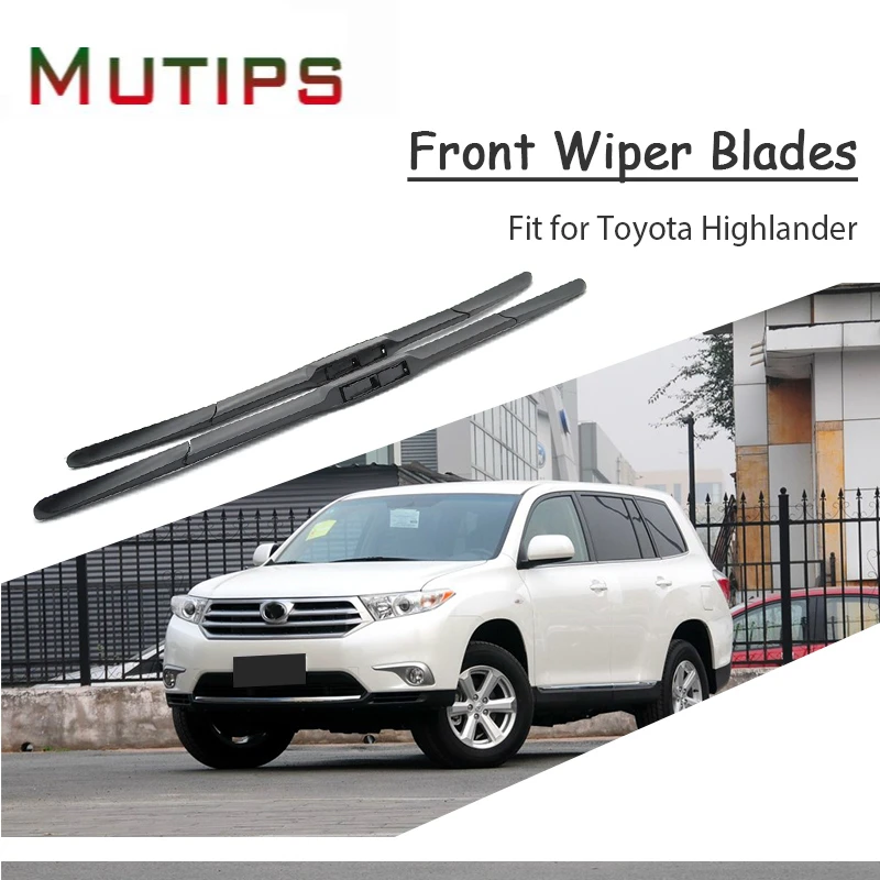 

Резиновая щетка стеклоочистителя для Toyota Highlander 2016, 2015, 2014, 2013-2000, 1 комплект