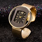 Женские часы 2021, новые роскошные Брендовые Часы с браслетом, золотистые и Серебристые циферблаты, женские кварцевые часы под платье, Лидер продаж