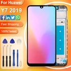 Акция оригинальный Y7 2019 дисплей для Huawei Y7 Prime 2019 ЖК-дисплей с сенсорным экраном дигитайзер Y7 Pro 2019 в сборе Бесплатная доставка