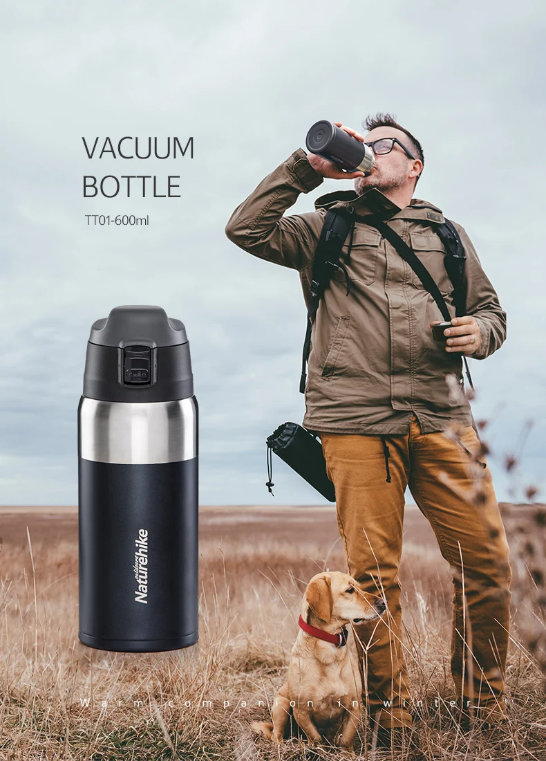 NatureHike Фабричный магазин наружная двухслойная Вакуумная бутылка из нержавеющей стали спортивные бутылки вакуумная колба термальная бутылка для воды