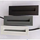 Встраиваемый светодиодный светильник для лестницы, комнатный и Уличный настенный угловой светильник IP67, 1 шт., 10 Вт