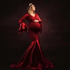 Кружевное платье для беременных Подставки для фотографий платья для беременных платье Elegence длинные Беременные женщины Макси платье для беременных Одежда для фотосессии