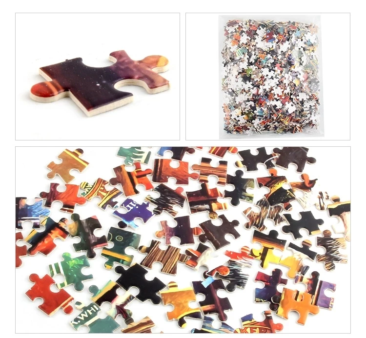 

1000 Pieces Assembling Animal Financial Cat Puzzles Toys 70*50 Cm Jigsaw Puzzles for Adults Games Educational Montessori Toys