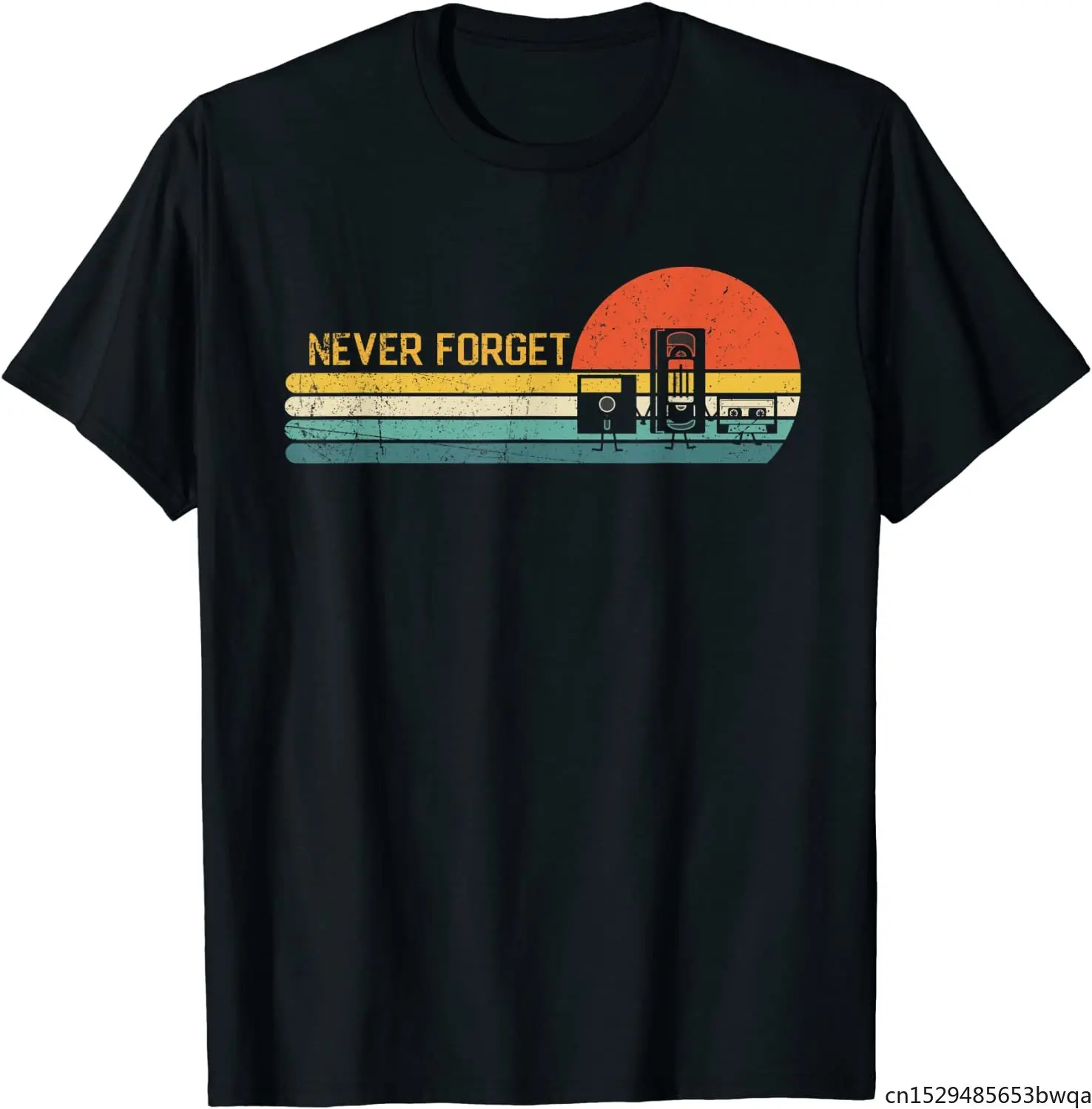 

Retro Vintage Never Forget Cassette Tape T-Shirt Unisex Tee