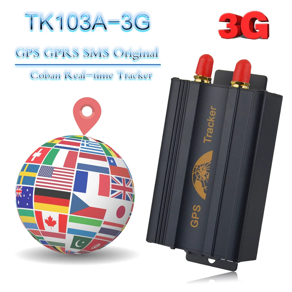 Высокое качество 3g Coban gps 103A WCDMA/GSM/GPRS трекер устройство для мониторинга мотоцикла