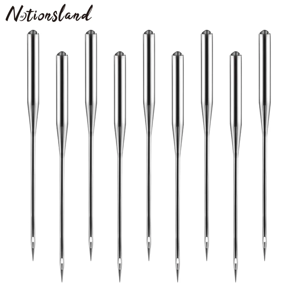 

10pcs Industrial Sewing Machine Needles Round Shank Universal Machine Needle DBX1 70/10 110/18 130/21 140/22