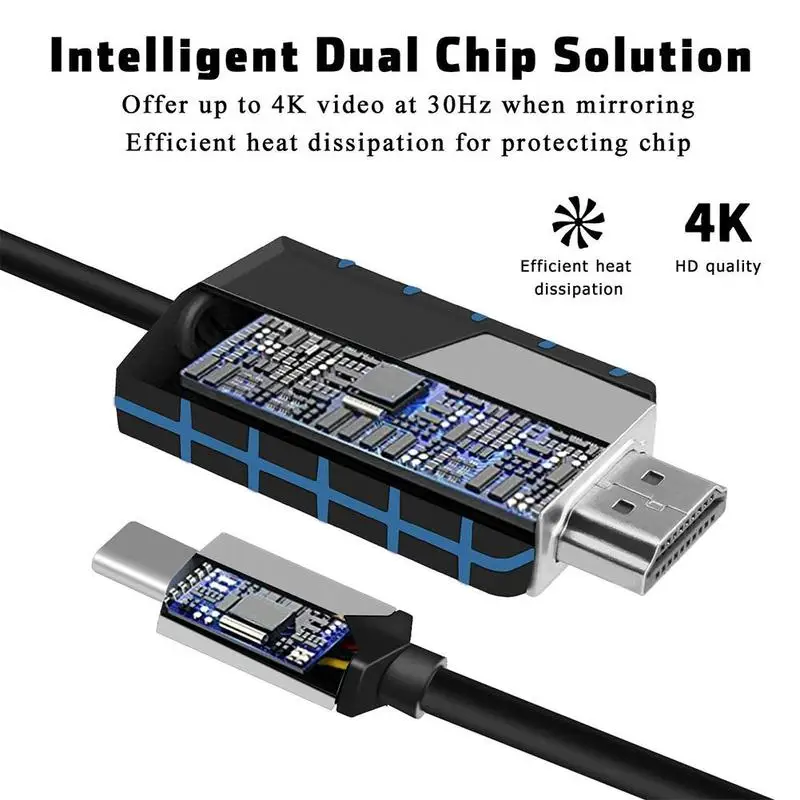 Адаптер USB Type C к HDMI-совместимый 1080P HD для ТВ-кабеля Android Samsung шнур мобильных
