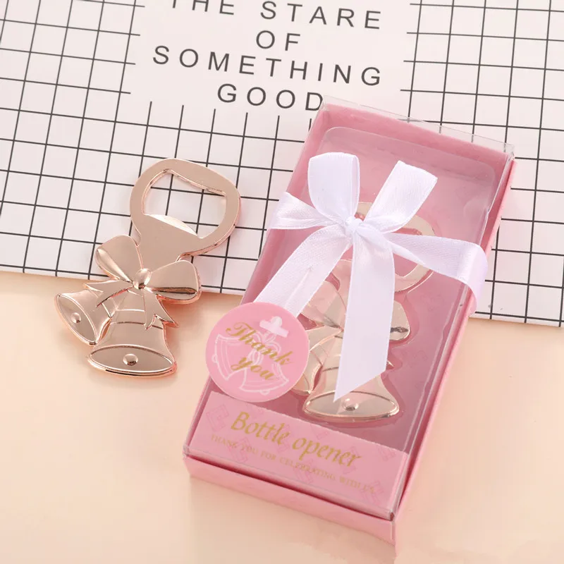 Золотой Рождественский колокольчик открывалка для бутылок в синей розовой