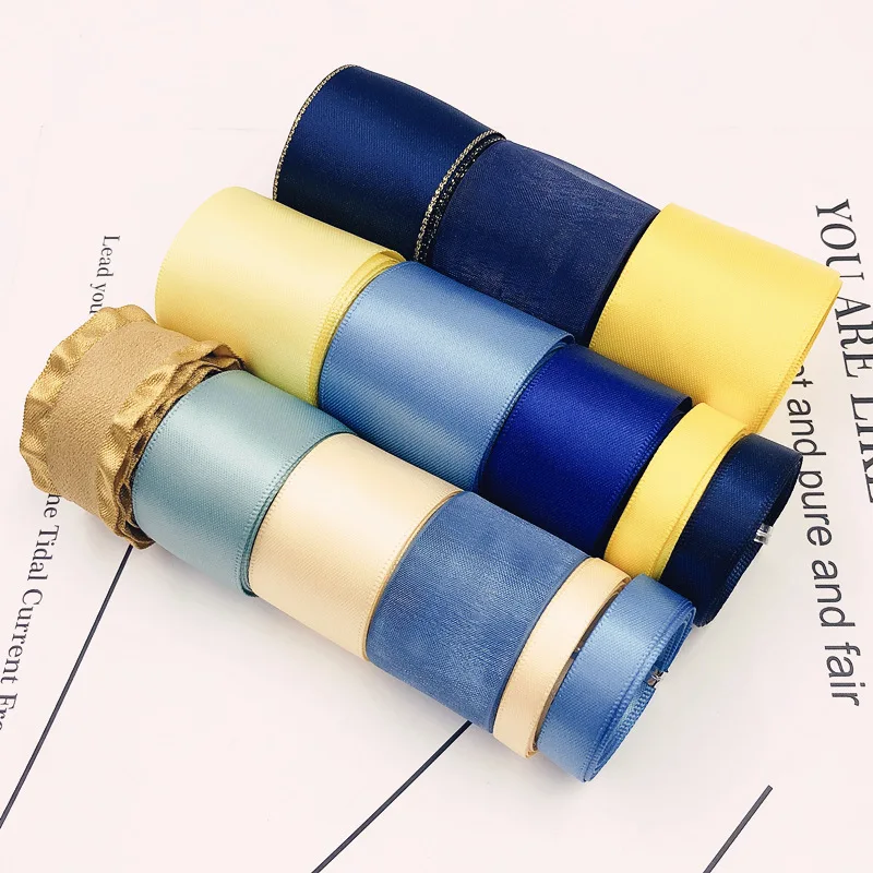 Новый стиль! Набор лент сделай сам набор разноцветных розовая синяя лента для