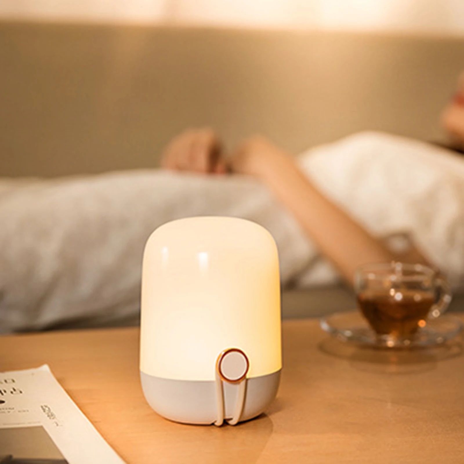 

USB Mini Night Light Bedside Lamp LED Nightstand Light Lamp Dimmable Bedside Reading Light for Bedroom Bar Office Ornament