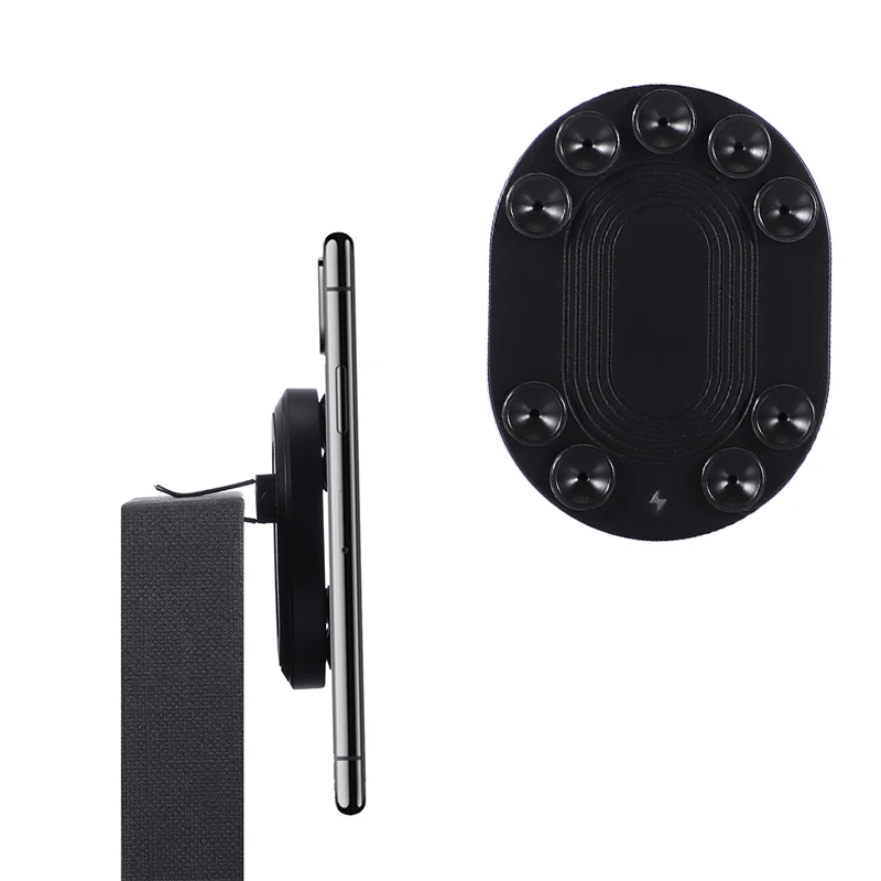 Универсальное беспроводное автомобильное зарядное устройство на присоске Qi